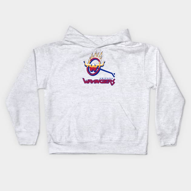 Defunct Arizona Wranglers USFL 1983 Kids Hoodie by LocalZonly